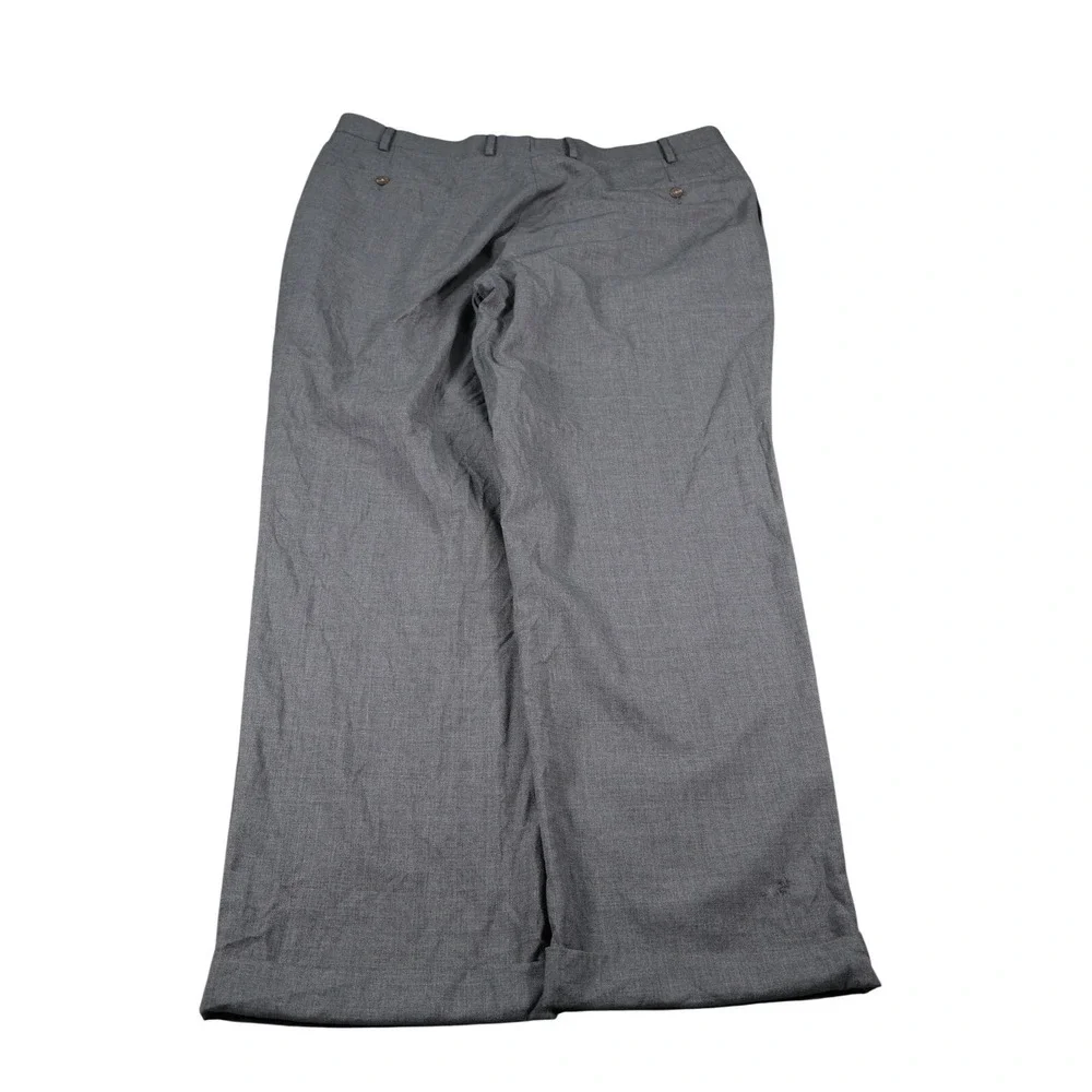 Lauren Ralph Lauren Pants Mens 42x30 Gray Dress Pants Pleated Cuffed Classic
